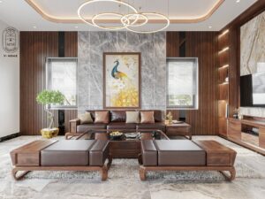 sofa gỗ tần bì đẹp