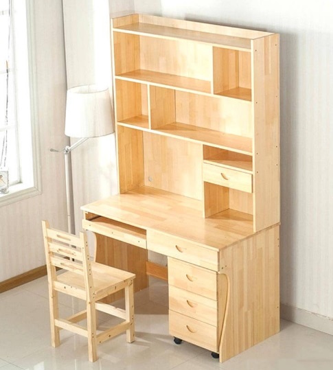 Bàn Học Sinh Cấp 1 Bằng Gỗ Tự Nhiên